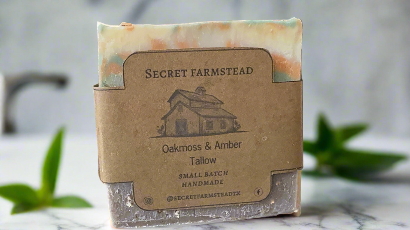 Oakmoss & Amber Tallow Soap