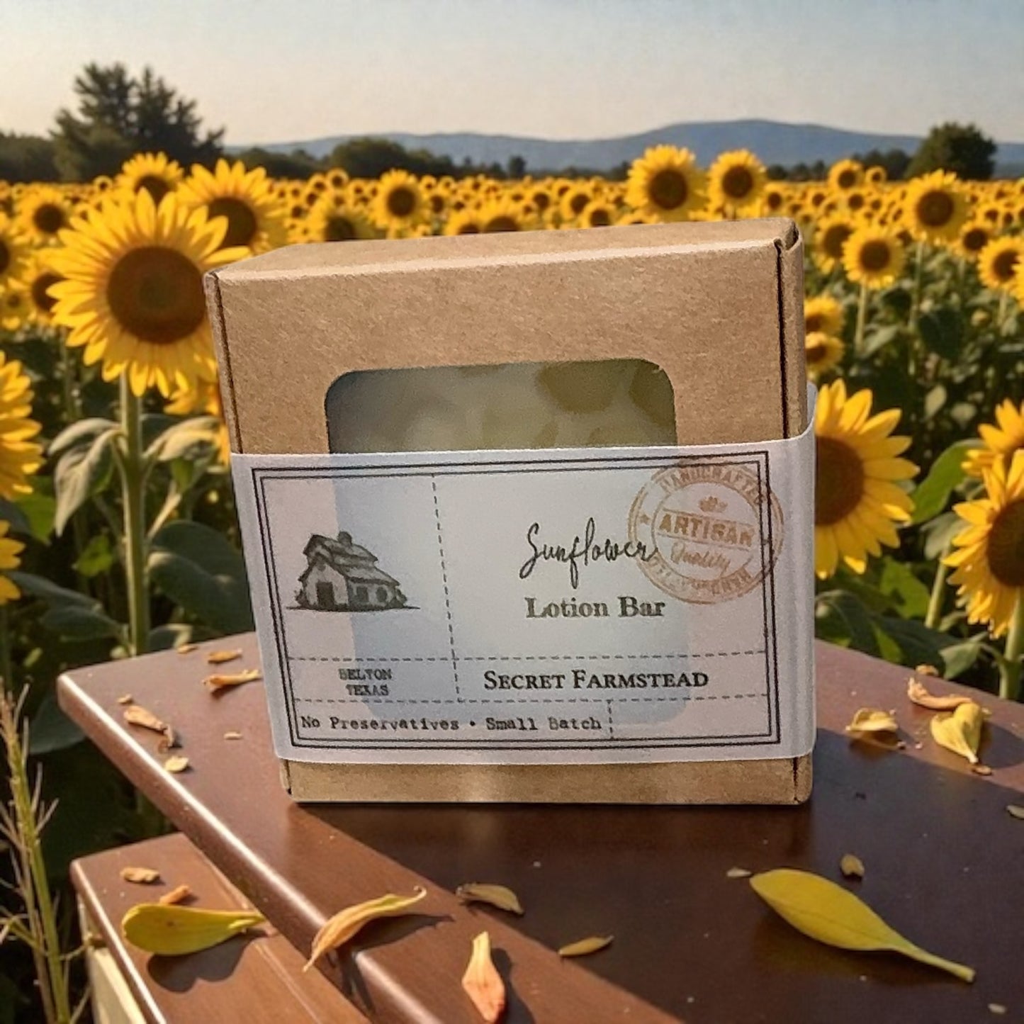 Sunflower Lotion Bar