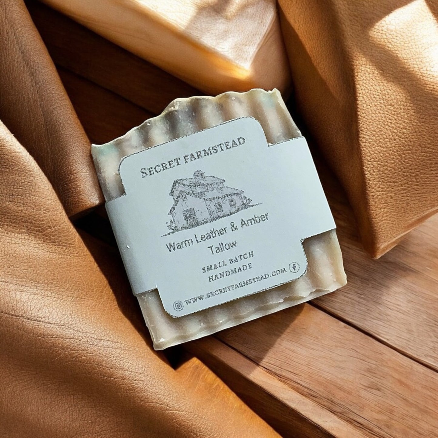 Warm Leather & Amber Tallow