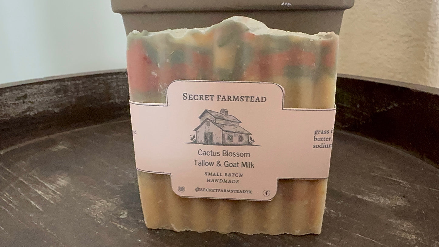 Cactus Blossom Tallow & Goat Milk Soap