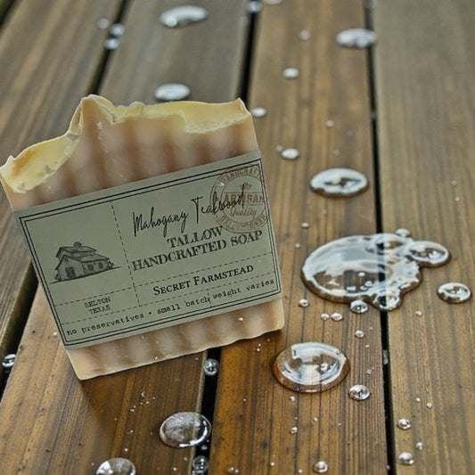 Mahogany Teakwood Tallow Soap