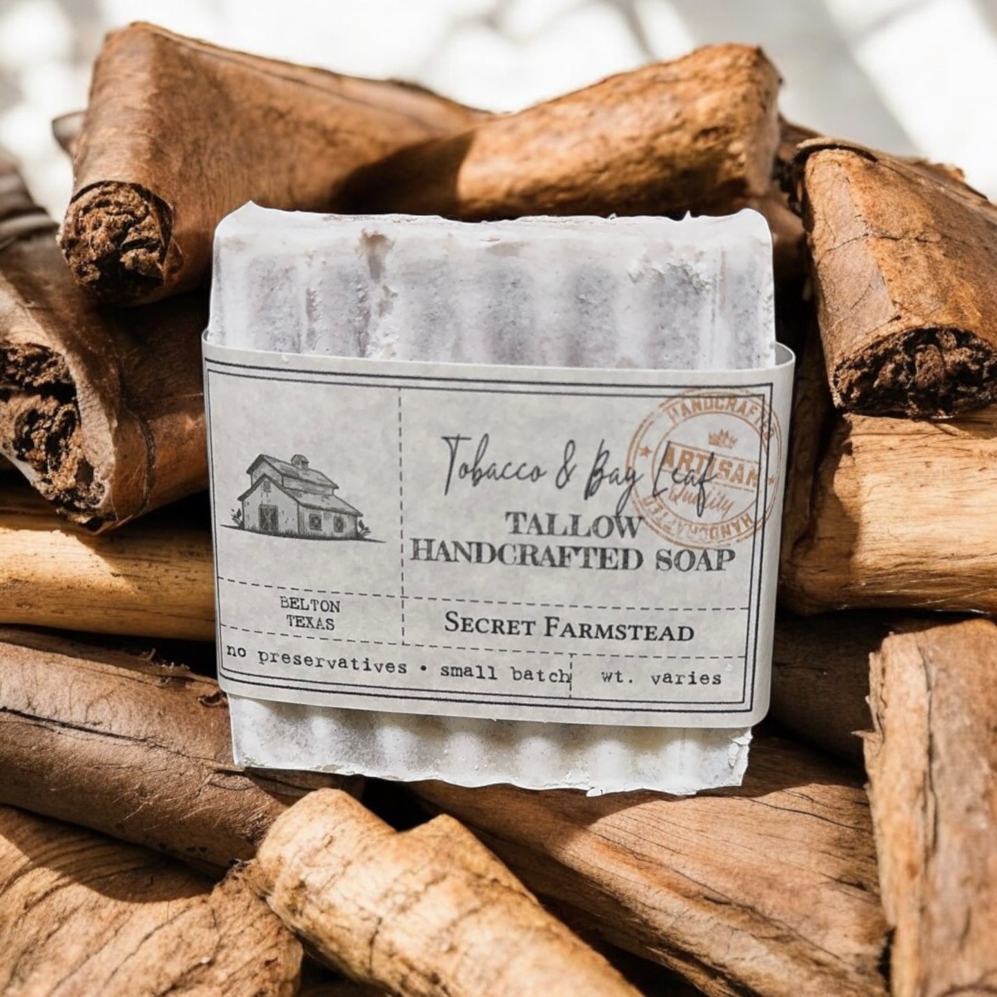 Tobacco & Bay Leaf Tallow Soap