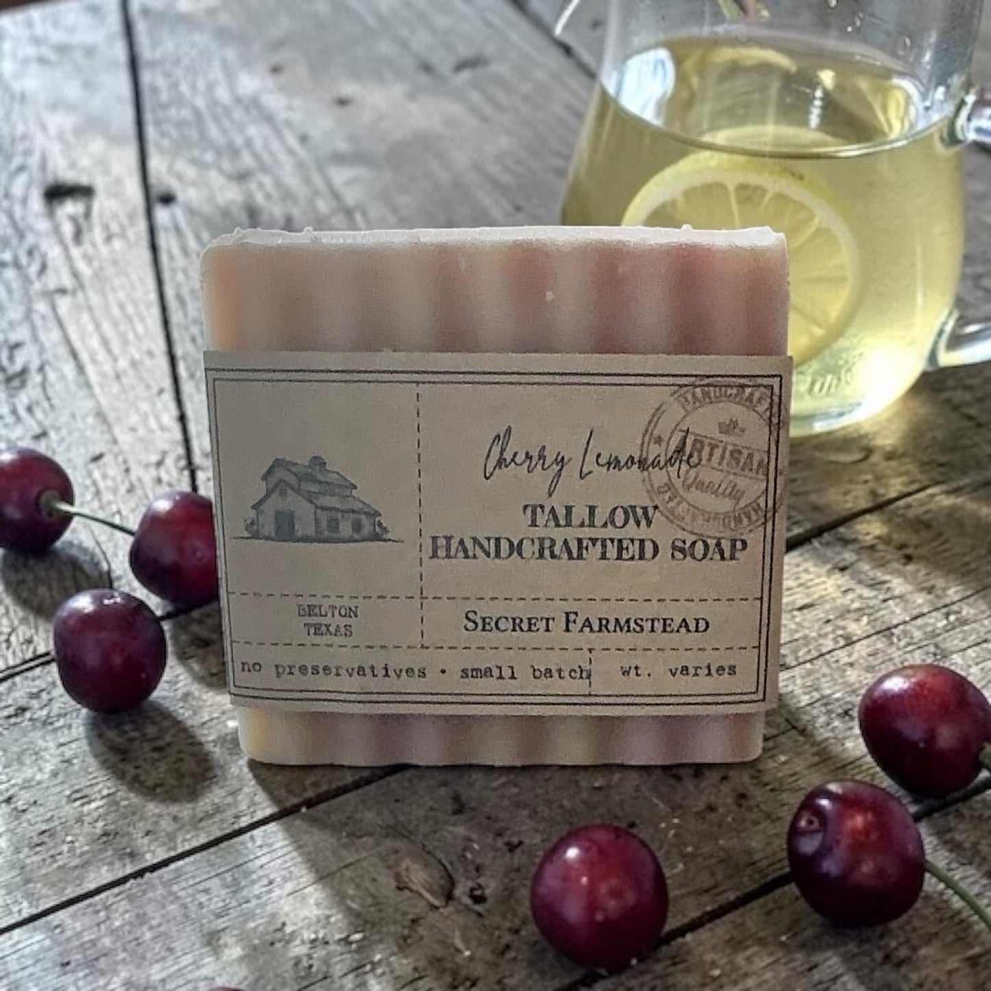 Cherry Lemonade Tallow Soap