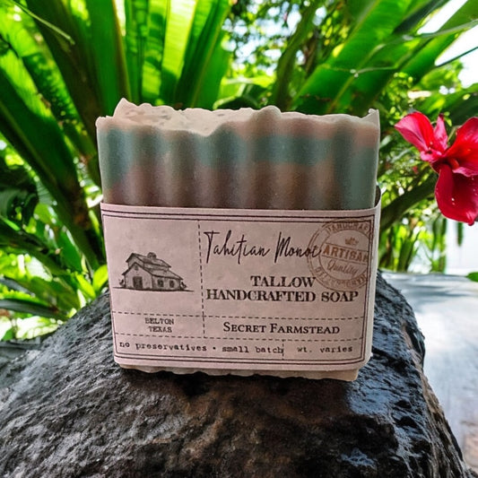 Tahitian Monoi Tallow Soap