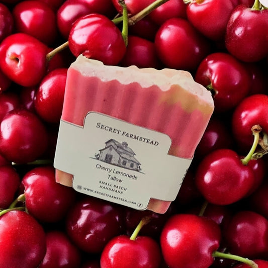 Cherry Lemonade Tallow Based Soap