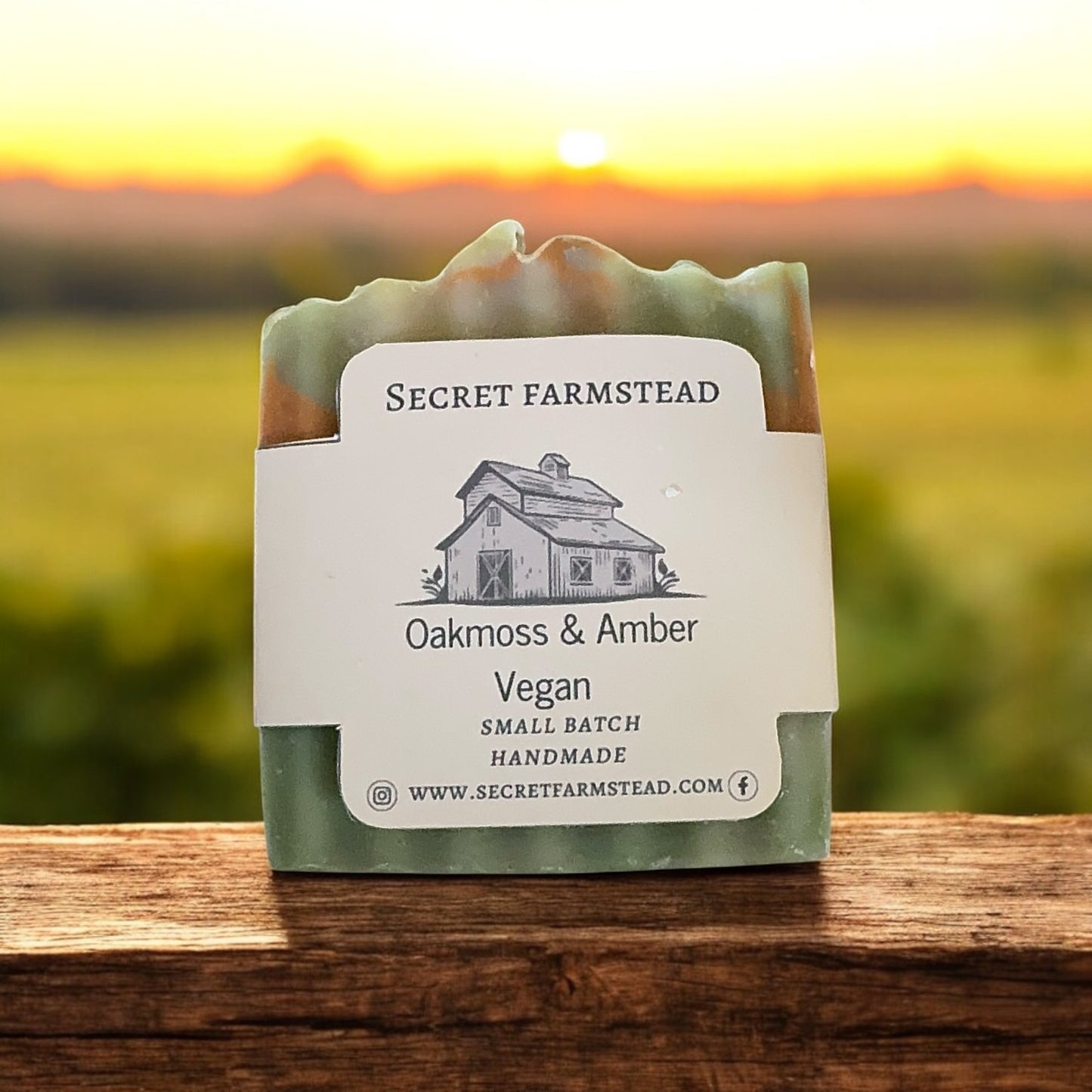 Oakmoss & Amber Olive Oil Based Soap