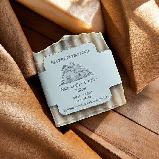 Warm Leather & Amber Tallow