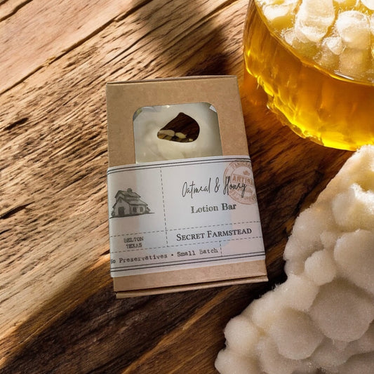 Large Oatmeal & Honey Lotion Bar