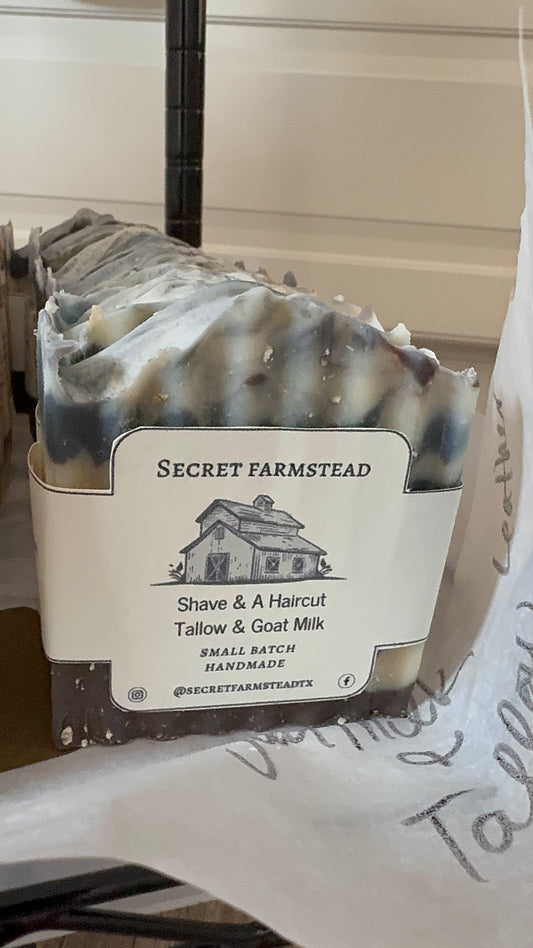 Shave & A Haircut Tallow & Goat Milk Soap